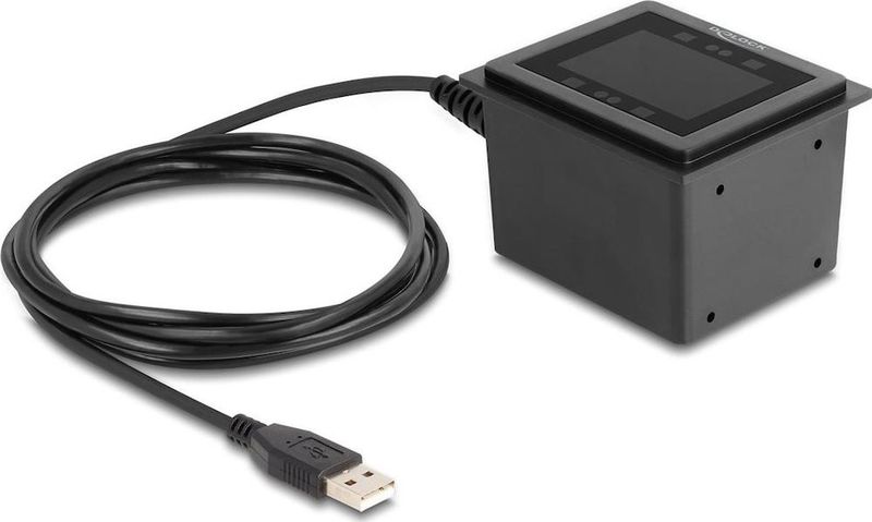 Delock - USB Barcode Scanner - Wired - Duits - 1D en 2D, 60 scans per seconde