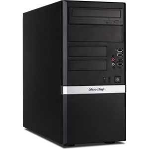 Bluechip INDUSTRYline T5024 (500 GB, 16 GB, Intel Core i5-12400), PC, Zwart