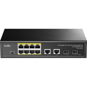 Cudy - GS1010PS2 - Gigabit PoE+ Switch - 10-Poorts - 120W