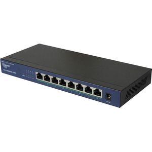 Allnet Switch onbeheerd 8-poorts 2.5GBit - 8x LAN - ventilatorloos - "ALL-SG8008-2.5G". (8 ports), Netwerkschakelaar, Grijs