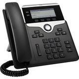 Cisco 7821, Telefoon, Zwart, Zilver