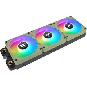 Thermaltake CL-F197-PL14MG-A (140 mm, 3 x), PC ventilator, Groen