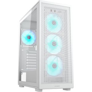 Cougar MX220 RGB (mATX, Mini-ITX, ATX), PC-behuizing, Wit