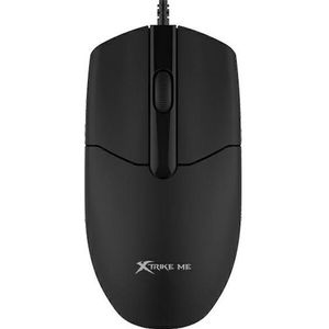 Xtrike Me Computer mouse GM-124 BK black (Bedraad), Muis, Zwart