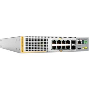 Allied Telesis L3 Stack Switch 2x Sfp+ Poorten (8 ports), Netwerkschakelaar, Grijs