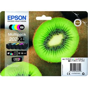 Epson - 202XL - Inktcartridge - Multipack 5-kleuren - 13,8 milliliter