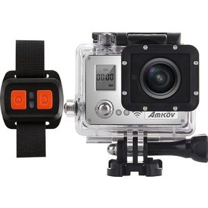 Amkov Sportvideocamera PNI AMK7000S 4K Actiecamera (WiFi), Action Cam, Zwart