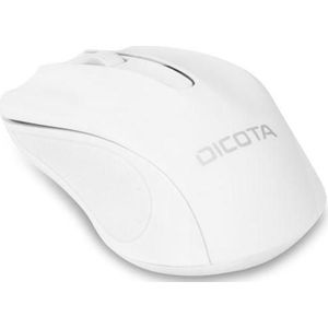 Dicota Wireless Mouse Comfort White, Wireless Mouse (Draadloze), Muis, Wit