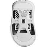Pulsar - Xlite V4 - Muis - Wit - Draadloze, Bedraad