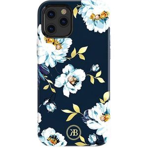 Kingxbar Blossom Case voor iPhone 12 Pro Max Multicolor Versierd met Originele Swarovski Kristallen (G (iPhone 12 Pro Max), Smartphonehoes, Blauw