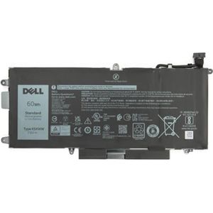 Dell Btry Pri 45whr 3c Lith Smp (3 Cellen, 7500 mAh), Notebook batterij, Zwart