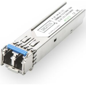 Digitus 155M SFP MM 1310nm FP 2km LC, Zendontvangers, Zilver