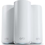 Netgear Orbi RBE773 Mesh WiFi 7 3er-Set, Router, Wit