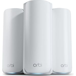 Netgear Orbi RBE773 Mesh WiFi 7 3er-Set, Router, Wit
