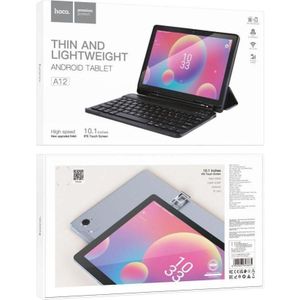 Hoco Headphone with microphone tablet 10.1" 6 / 128GB A12 metal gray (10.10", 128 GB, metaalgrijs), Tablet, Grijs