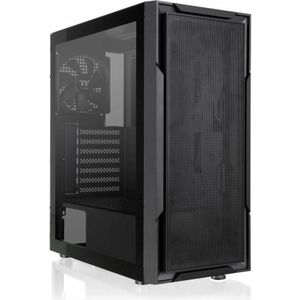 Thermaltake Versa XM1 Gehard Glas 120mm Ventilator USB30 Behuizing - Zwart, PC-behuizing, Zwart