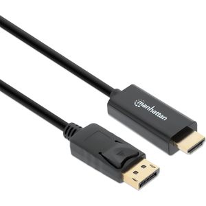 Manhattan DisplayPort - HDMI (Type A) (1.80 m, HDMI, DisplayPort), Videokabel