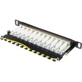 Good Connections - GC N0127 - Patchpaneel - Zwart - 12-poorts - Cat. 6