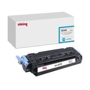 Viking - Tonercartridge - Cyaan - Compatibel met HP 124A Q6001A - Tot 2000 pagina's