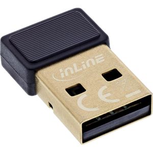 InLine - Bluetooth 5.3 USB-adapter - Zwart - Realtek-chipset