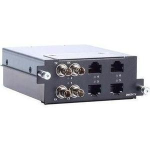 Moxa RM-G4000-2MST4TX - Fast Ethernet module met 2 multi-mode 100BaseFX poorten met ST connectoren, 4 101 (24 ports), Netwerkschakelaar
