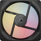 CORSAIR - iCUE LINK LX140-R - Ventilator - Zwart - 140 mm PWM, RGB, Geluidsarm, 2000 tpm