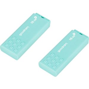 Goodram 2-PACK UME3-0160CRR11-2P USB flash drive 32 GB USB Type-A 3.2 Gen 1 (3.1 Gen 1) Turkoois