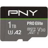 PNY - Pro Elite - Micro SDXC Kaart - 1TB - Hoge Snelheid