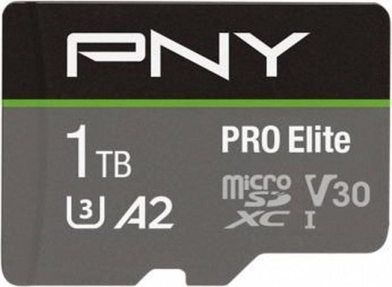 PNY - Pro Elite - Micro SDXC Kaart - 1TB - Hoge Snelheid