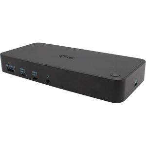 i-tec CATRIPLEDOCKPDPROCH laptop dock & poortreplicator Bedraad USB 3.2 Gen 1 (3.1 Gen 1) Type-C Zwart