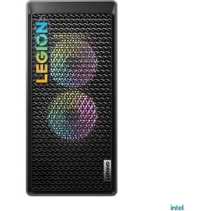 Lenovo Legion T5 (1000 GB, 16 GB, Intel Core i5-14400F, GeForce RTX 4070 Super), PC, Zwart