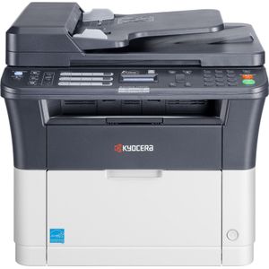 Kyocera FS-1325MFP (Laser, Zwart-wit), Printer, Wit, Zwart