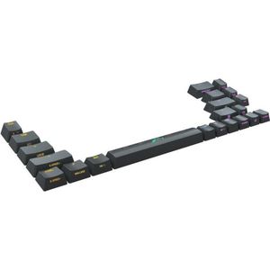 CHERRY xtrfy K5 Compact, extra toetsenbord covers, grijs, Keycaps, Zwart