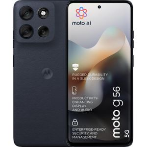 Motorola G56 5G Business Edition/8/256/B (256 GB, Zwarte oester, 6.72", Hybride dubbele SIM), Smartphone, Zwart