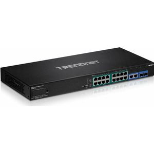 Trendnet - TPE-3018L - 18-poorts Gigabit PoE+ NVR-switch - 220 Watt