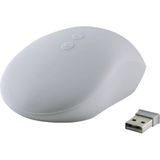 Renkforce Draadloze muis Radiografisch Infrarood Grijs 4 null Spatwaterdicht Rechtshandigen