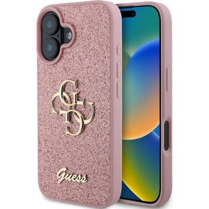 Guess GUHCP16SHG4SGP iPhone 16 6.1" różowy/roze hardcase Vast Glitter Groot 4G (iPhone 16), Smartphonehoes, Roze