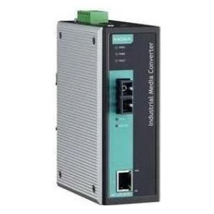 Moxa IMC-101-S-SC-T-IEX - Industriële 10100BaseT(X) naar 100BaseFX mediaconverter, enkelvoudige modus, Data converter
