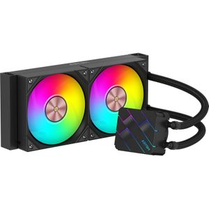 Abysm Gaming Oceanic Tide 240 ARGB, CPU waterkoelers, Zwart