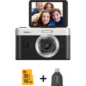 Kodak - Pixpro C1 - Digitale Camera - Zwart - 16 Megapixel - 5x Optische Zoom