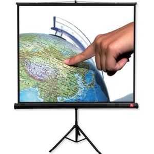 Avtek Statief PRO 180 - Projectiescherm met statief - 247 cm (97"") (Steun voor projector), Projector accessoires, Wit, Zwart