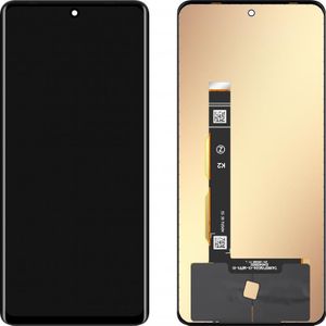 MP Display Unit für Motorola Edge 30 Fusion, w/o Frame, Aftermarket, Schwarz (Scherm), Onderdelen voor mobiele apparaten