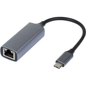 Allnet - ALL-NC-1GPD-USB-C - Netwerkadapter - Zwart - 1 Gigabit LAN, USB 3.0, Power Delivery 100W