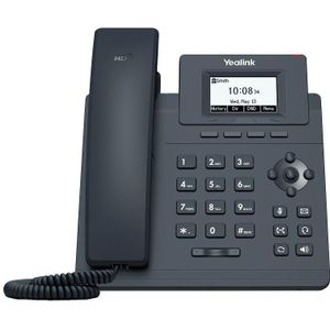 Yealink IP-telefoon Zwart LCD - VoIP-telefoon - SIP, Telefoon, Zwart