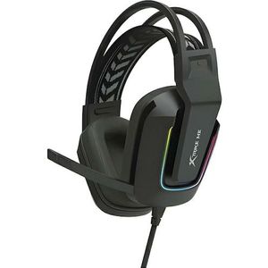 Xtrike Me gamingowy zestaw słuchawkowy GH-712 Hoofdtelefoon met microfoon czarny/zwart (Bedraad), Gaming headset, Zwart