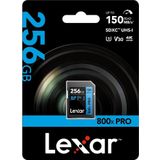 Lexar - SDXC-kaart PRO - Blauw - 256GB - UHS-1 V30 serie