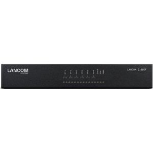 Lancom - 2100EF - Router - Zwart - Multi-Gigabit SD-WAN-gateway