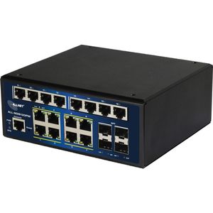 Allnet - Switch - 20-poorts - PoE-budget 240W - Layer2+ - Industrieel