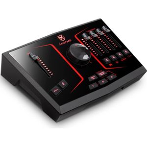 M-GAME - Solo USB Audio Interface Mixer - Voor Streaming en Gaming - Met XLR Microfoon Ingang en RGB Verlichting