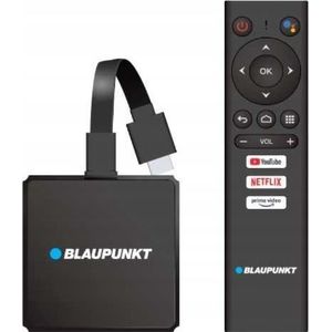 Blaupunkt A-Stream Stick 16 GB mediaspeler (16 GB, Android 10), Streaming box, Zwart